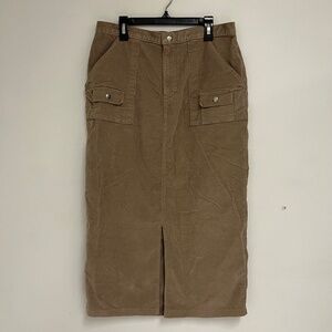 Vintage Lee corduroy midi skirt
